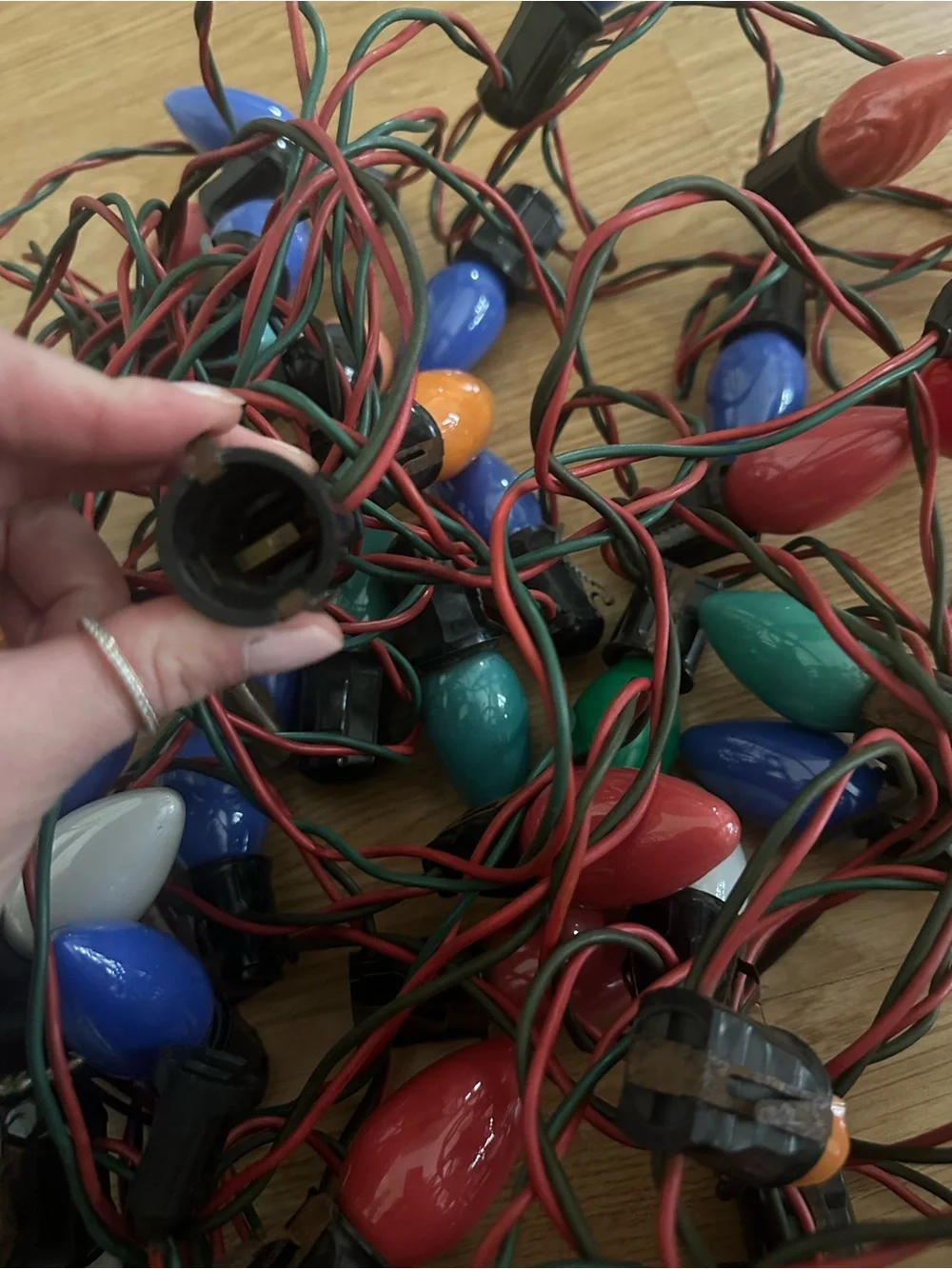 Vintage Multi-Color C9 Christmas Light Strand